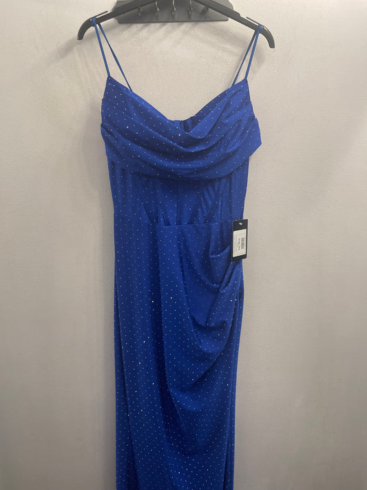 Rochie Sasha lungă din lycra tip corset aplicații pietricele și crăpătură pe picior