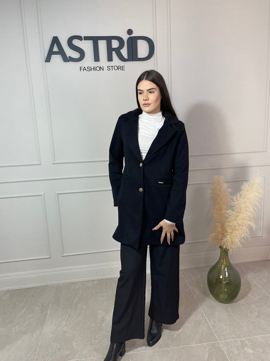 Palton Daria cu nasturi aurii