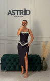 Rochie Thalia cu perle