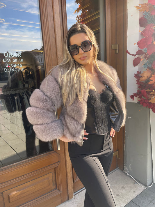 Blană naturală Sia roze