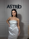Rochie Jessie scurtă bust dublu și buzunare