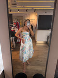 Rochie Flower midi cu imprimeu floral