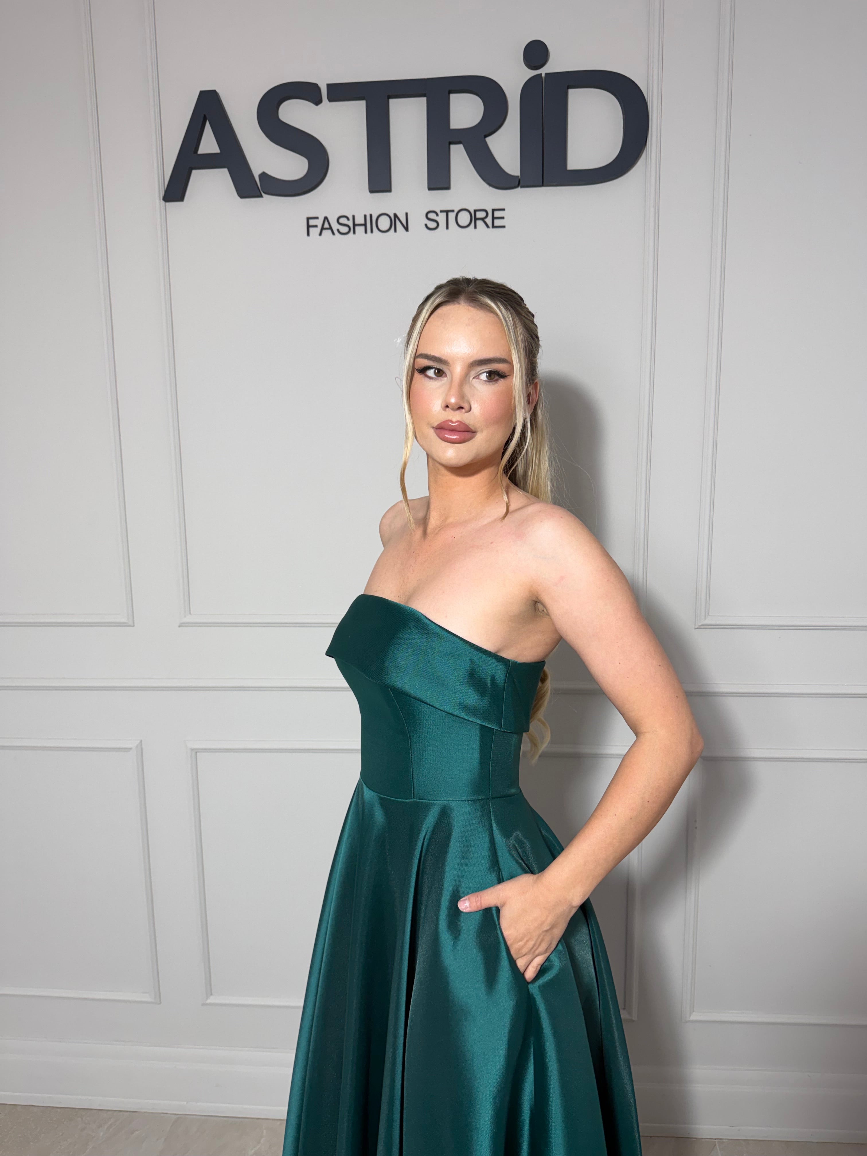 Rochie Patris midi din tafta