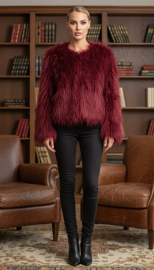 Blană Aliana scurtă și cu mânecă lungă