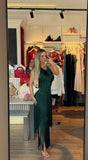 Rochie Fringe midi din bandaj cu franjuri