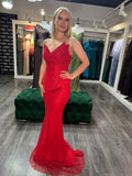 Rochie Rary lunga din dantela cu corset in colt