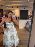 Rochie Flower midi cu imprimeu floral