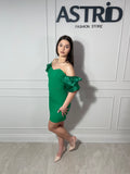Rochie Wendy scurtă cu mânecă bufantă