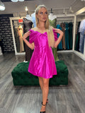 Rochie Clarence scurta din tafta stil clopot