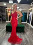 Rochie Rary lunga din dantela cu corset in colt