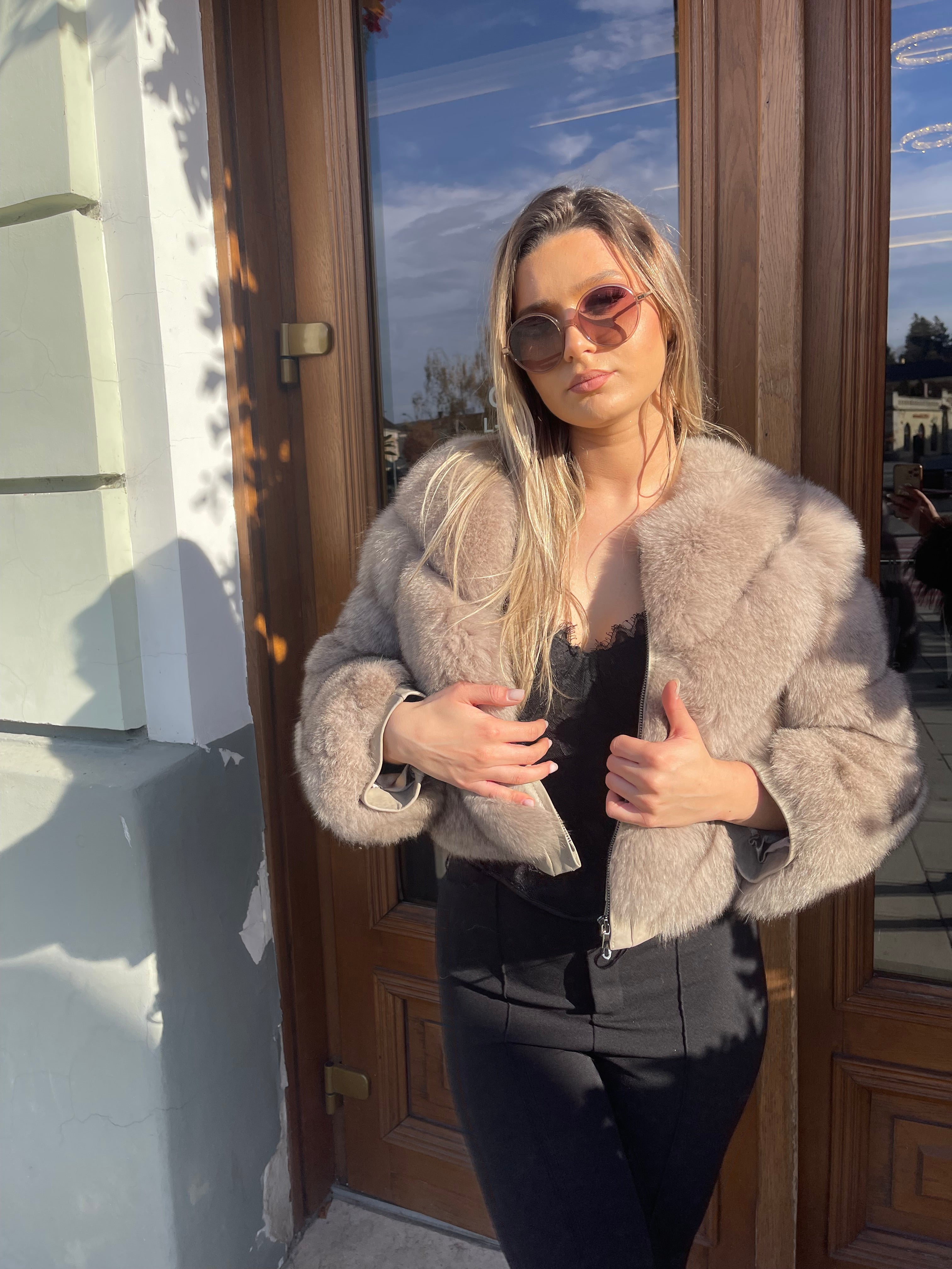 Blană naturală Aida nude