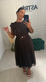 Rochie Moore midi plisata