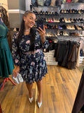 Rochie Akara midi cu imprimeu floral