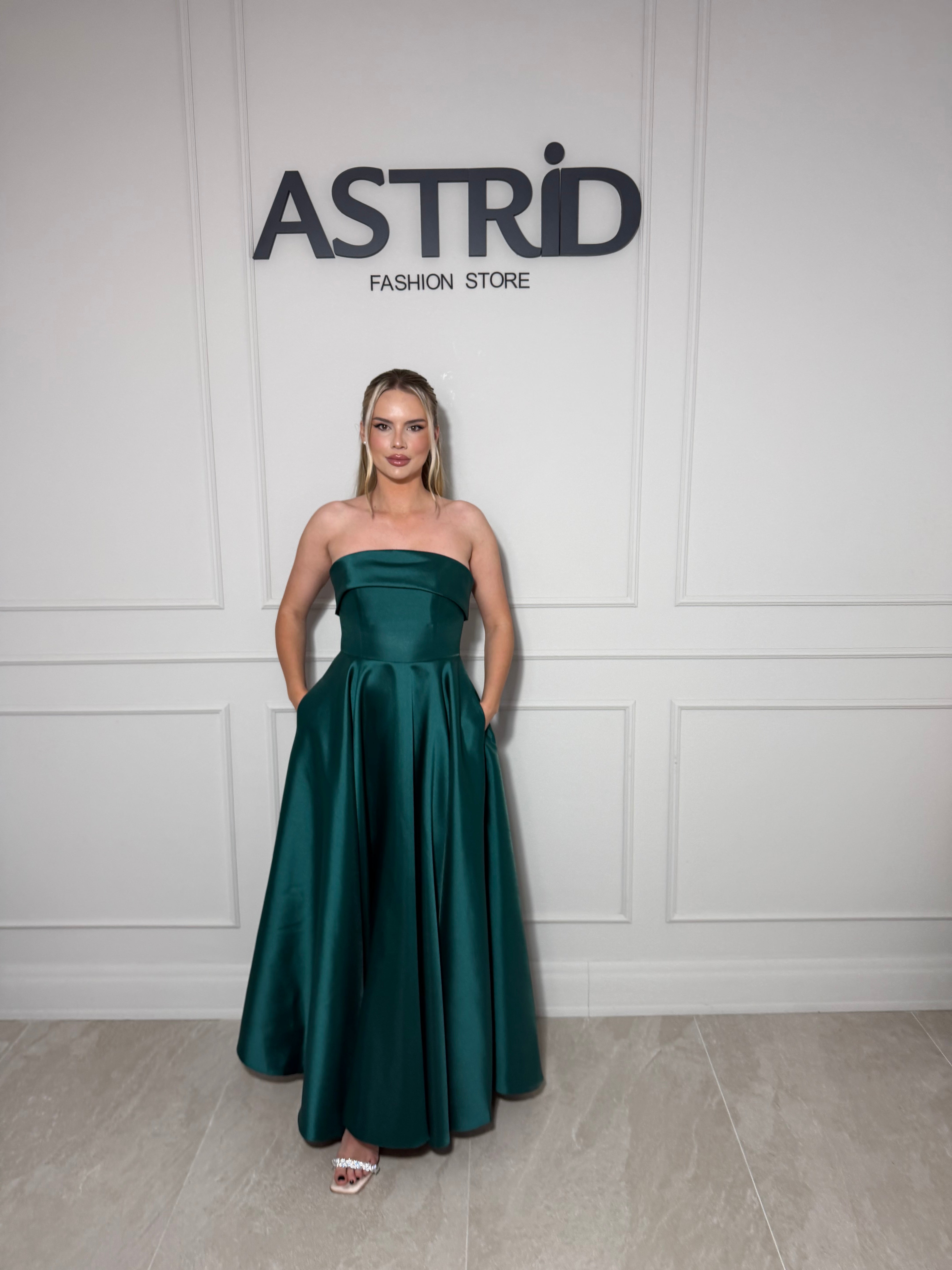 Rochie Patris midi din tafta