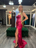 Rochie Carmy lunga din licra cu corset din pietre si perle