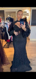 Rochie Althea lunga din dantela cu capa si aplicatii pietre