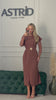 Rochie Callypso midi cu maneci detașabile din dantela