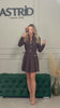 Rochie Emira scurta tip sacou plisata