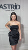 Rochie Jessie scurtă bust dublu și buzunare