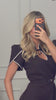 Rochie Madison scurta cu accesoriu de prindere la gat